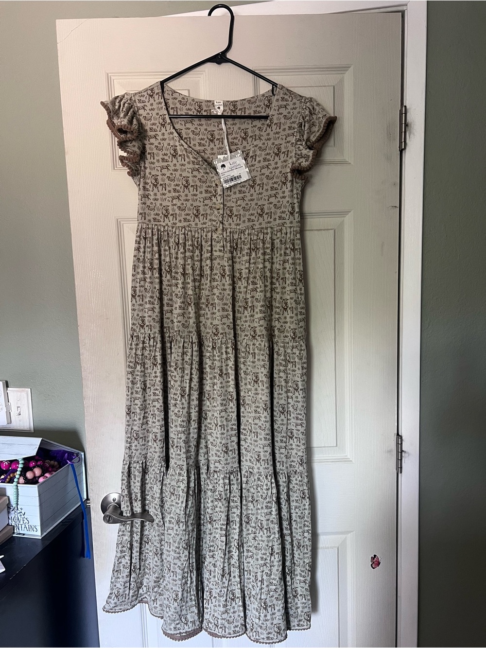 kate quinn cow pasture ruffle prairie dress